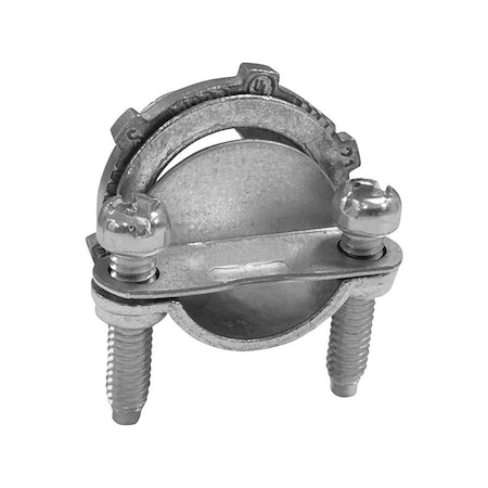 Gampak Conduit Fitting Clamp, Die Cast Zinc, PVC Coated 49650